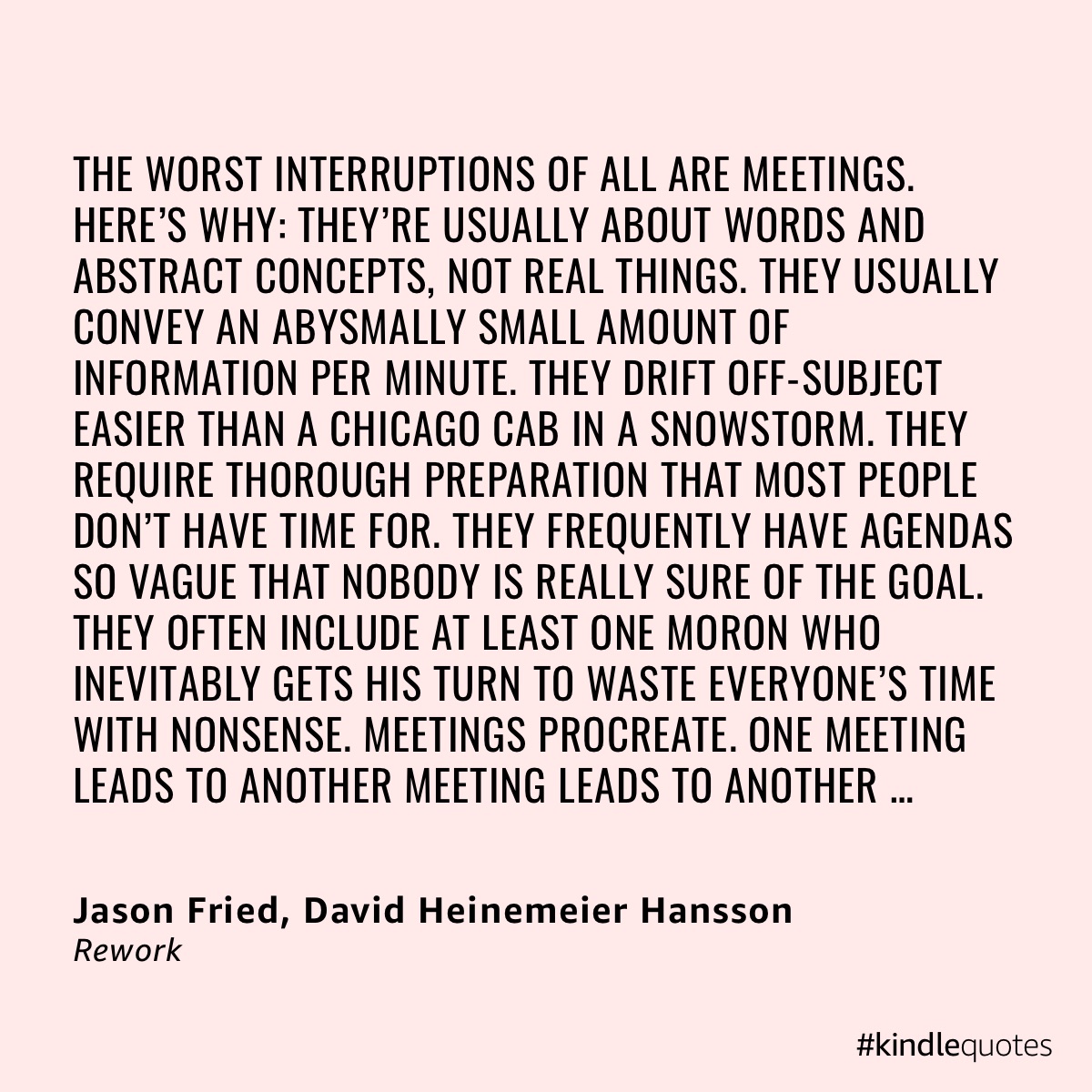 The worst interruptions